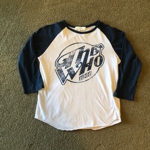 The Who 3/4 sleeve shirt